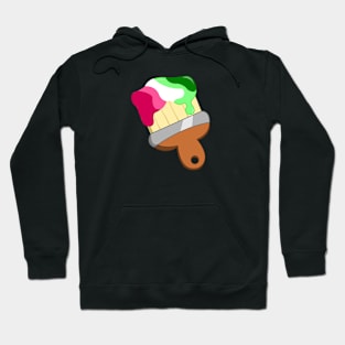 Pride Paintbrush Hoodie